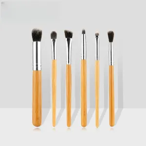 11 Bamboo Handle Makeup Brush Set