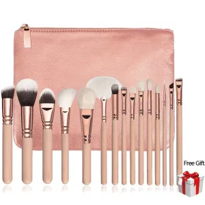 15pcs Premium Makeup Brushes Set