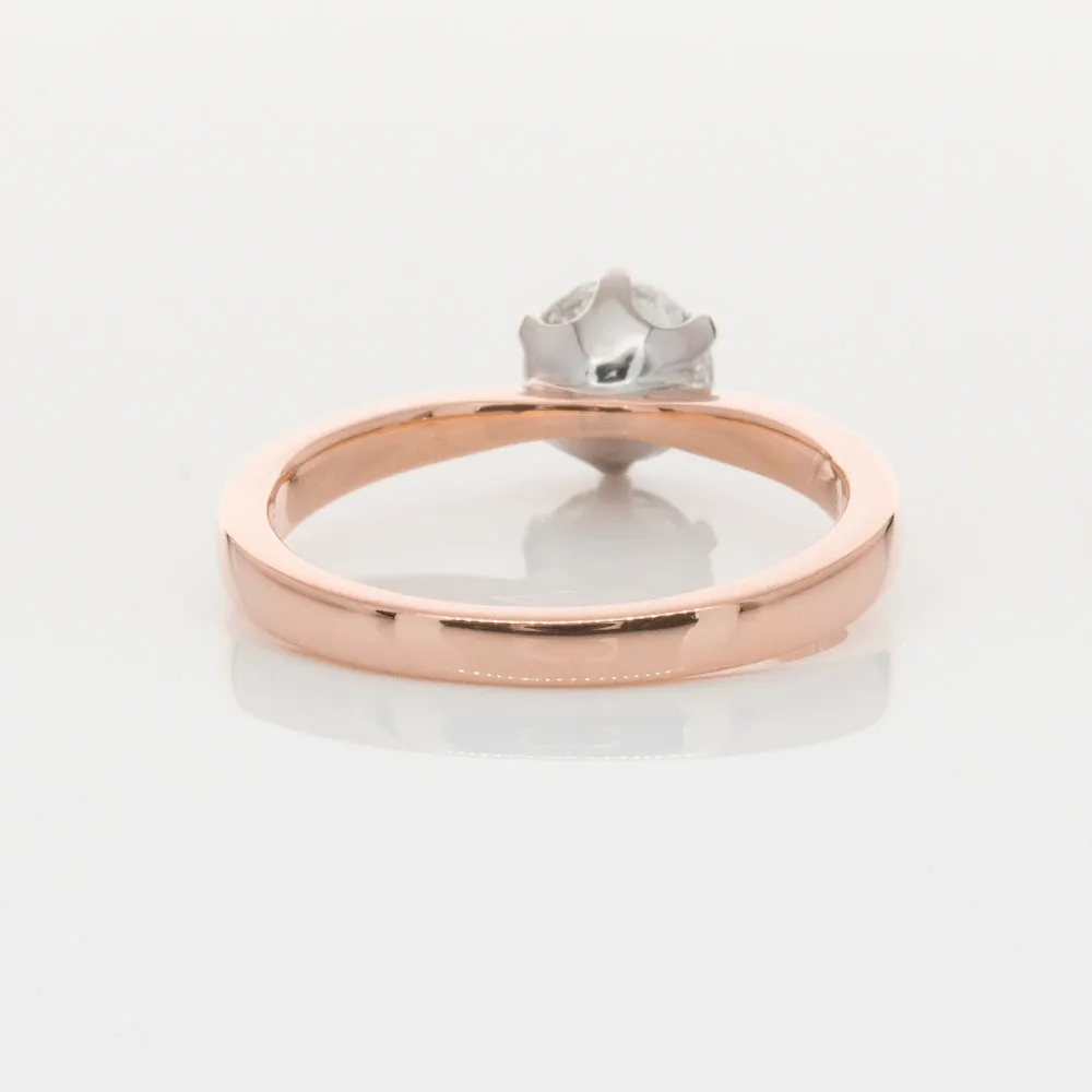 18ct Rose Gold 1.00ct Diamond Nova Ring