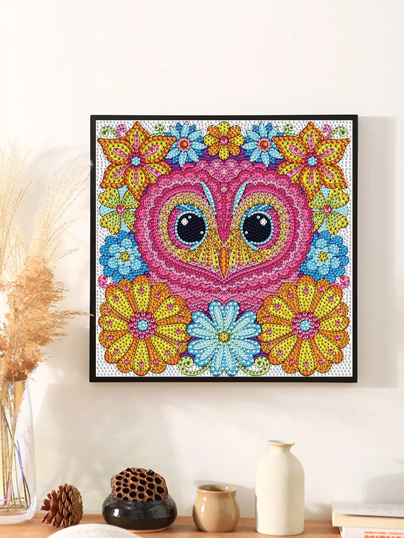 5D DIY Special-Shaped Drill-Owl 30*30CM