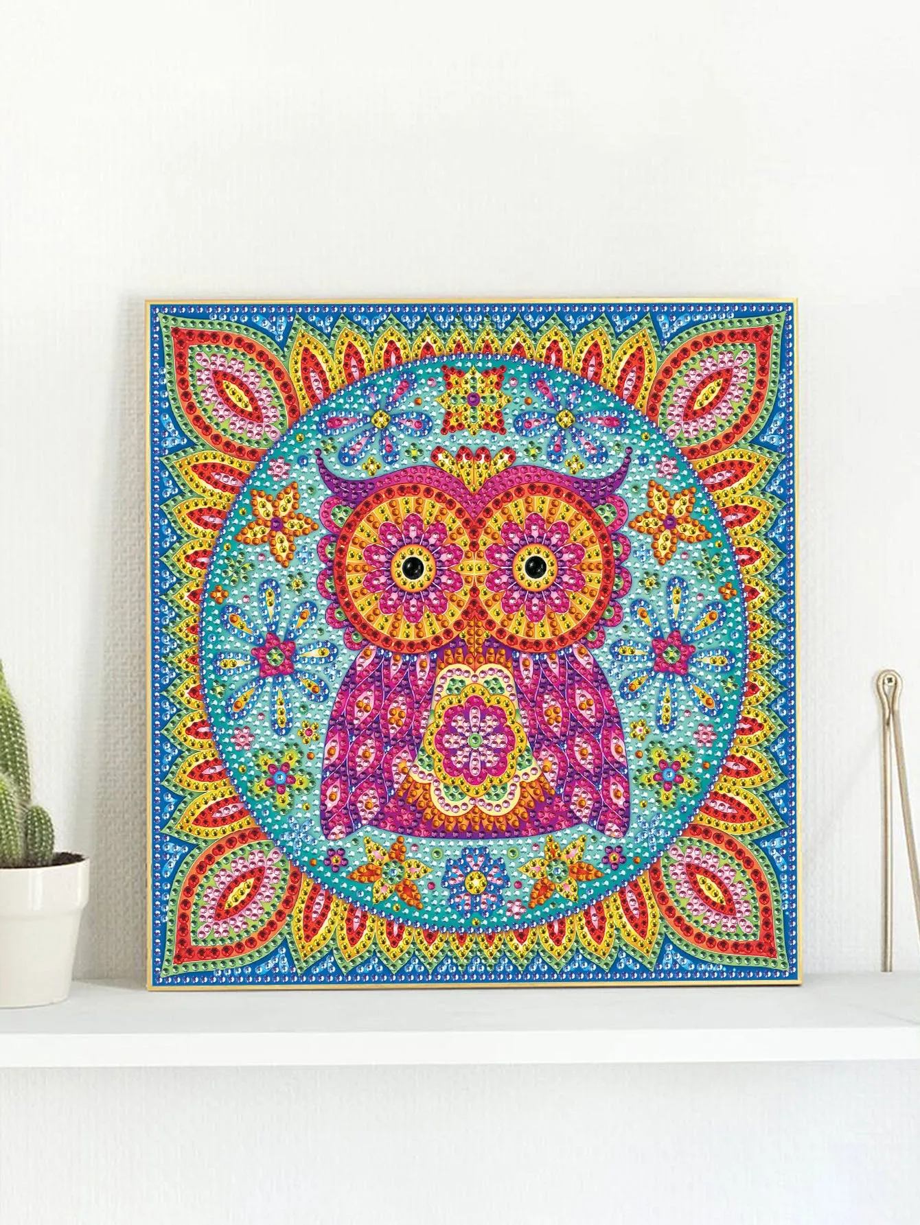 5D DIY Special-Shaped Drill-Owl 30*30CM