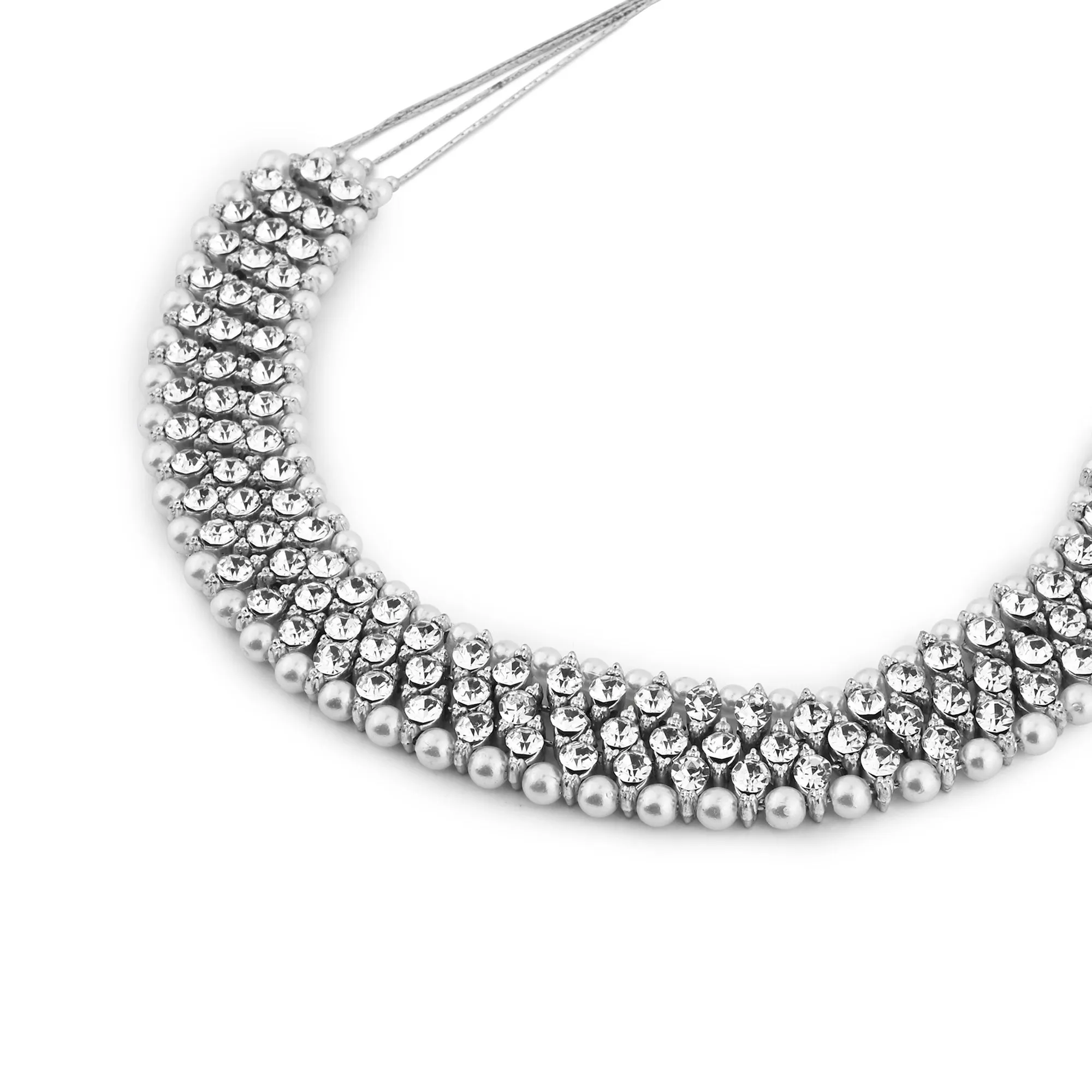 Accessorize London Women's Sparkle Bead Collar Necklace