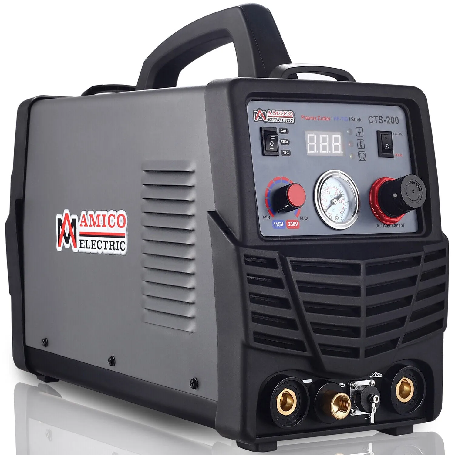 Amico Electric CTS-200B 110V/230V 50 Amp HF-TIG Plasma Stick Welder New