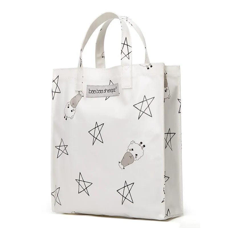 Baa Baa Sheepz Tote Bag Big Star & Sheepz White