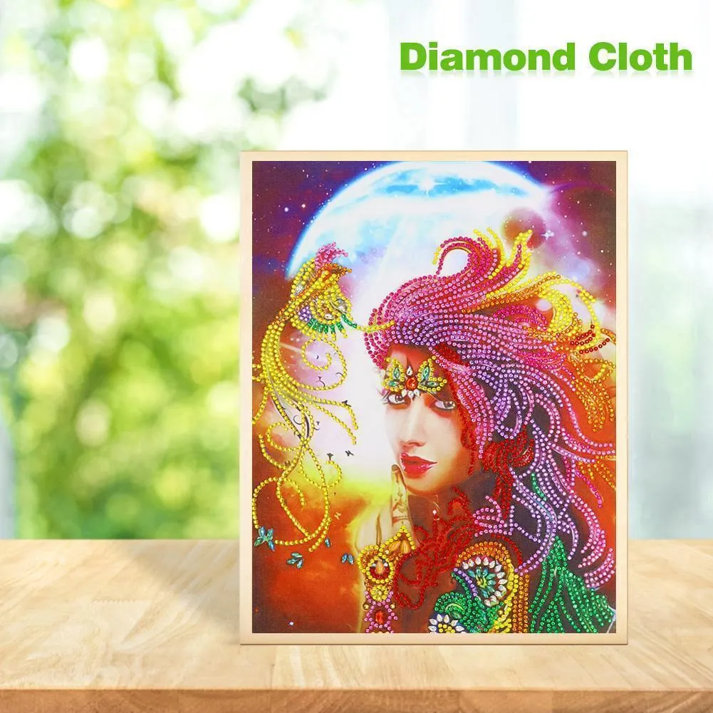 Beauty 5D DIY Special Shaped Diamond Painting