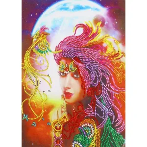 Beauty 5D DIY Special Shaped Diamond Painting