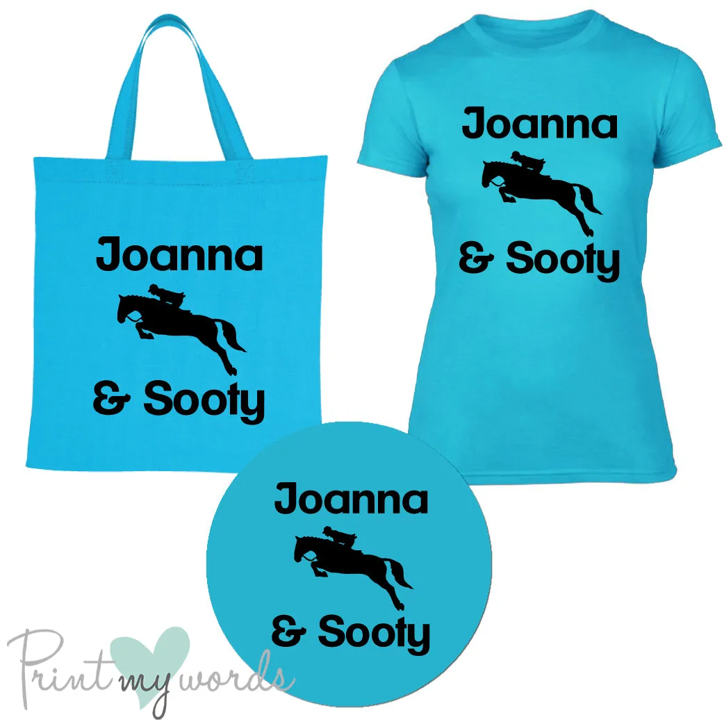 'Bexley' Ladies Personalised Matching Equestrian Set - Jumping Design