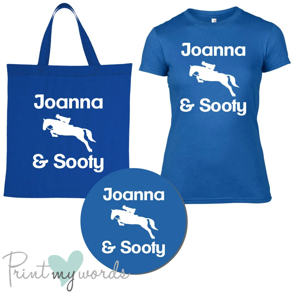 'Bexley' Ladies Personalised Matching Equestrian Set - Jumping Design