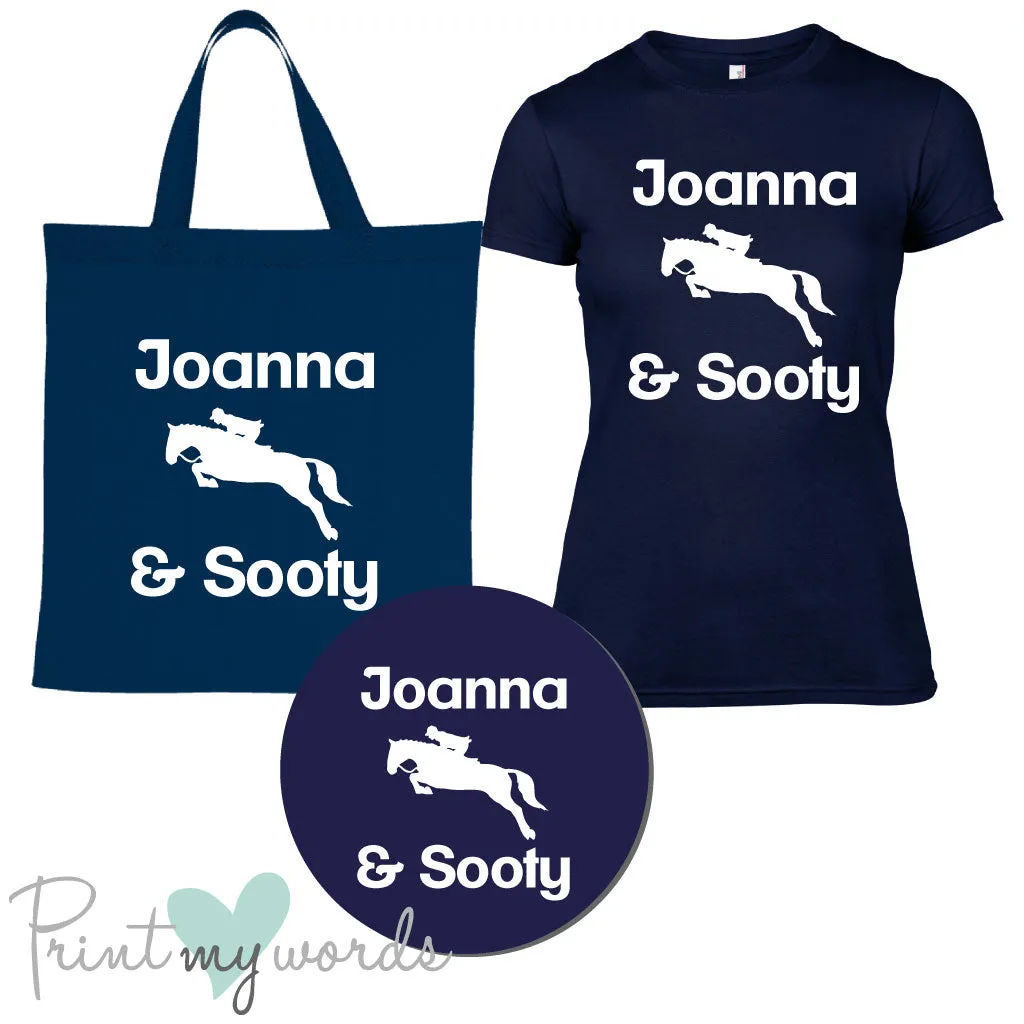 'Bexley' Ladies Personalised Matching Equestrian Set - Jumping Design