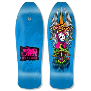 Black Label  Skateboards "Grosso Forever" 1989 Reissue Skateboard Deck - 10.25 (Aqua Blue)