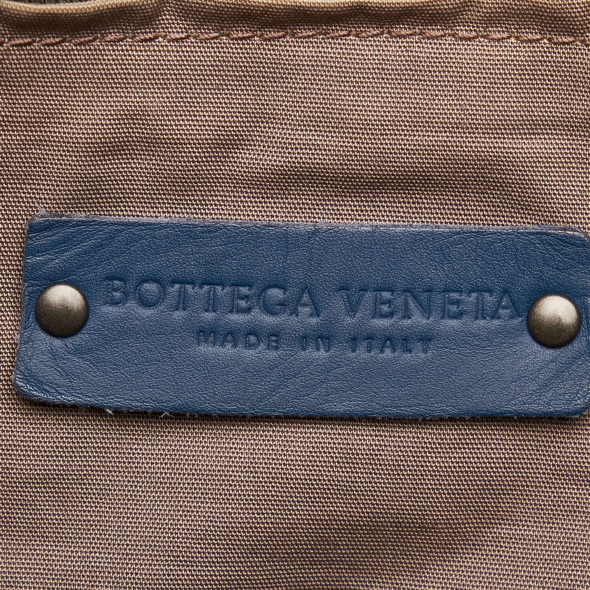 Blue Bottega Veneta Intrecciato Tote