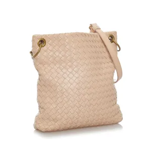 Bottega Veneta Intrecciato Leather Crossbody Bag (SHG-29697)