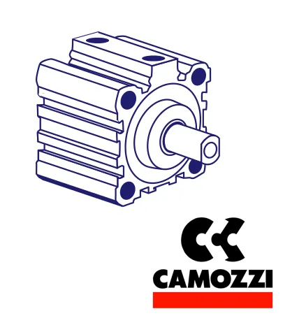 Camozzi 32F2A025A015 M5, Ø25mm, Double Acting Compact Cylinder