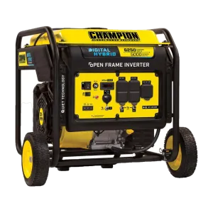 Champion 100519 5000W/6250W Open Frame Gas Inverter Generator Manufacturer RFB