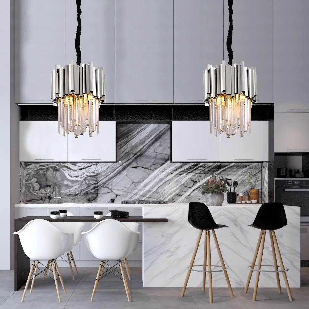 Compact Crystal Chandelier