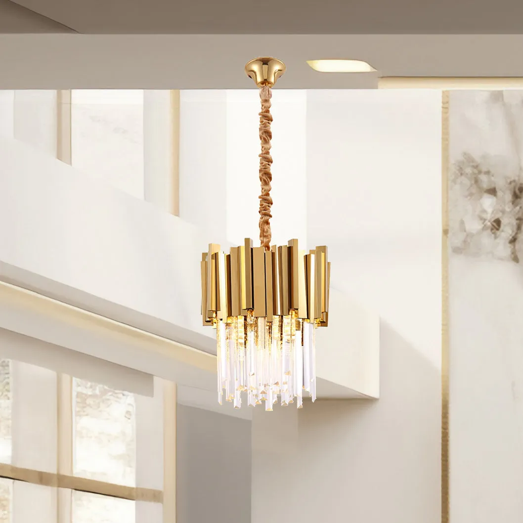 Compact Crystal Chandelier