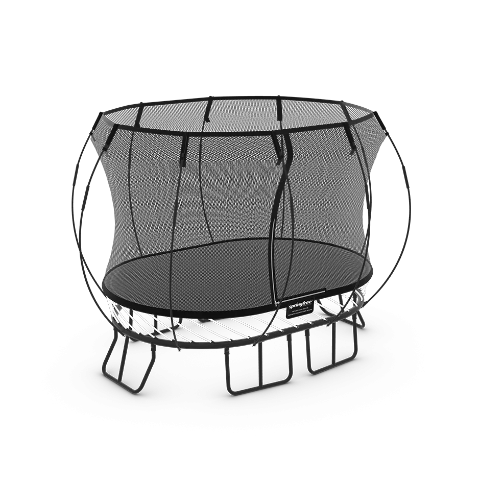 Compact Oval Trampoline