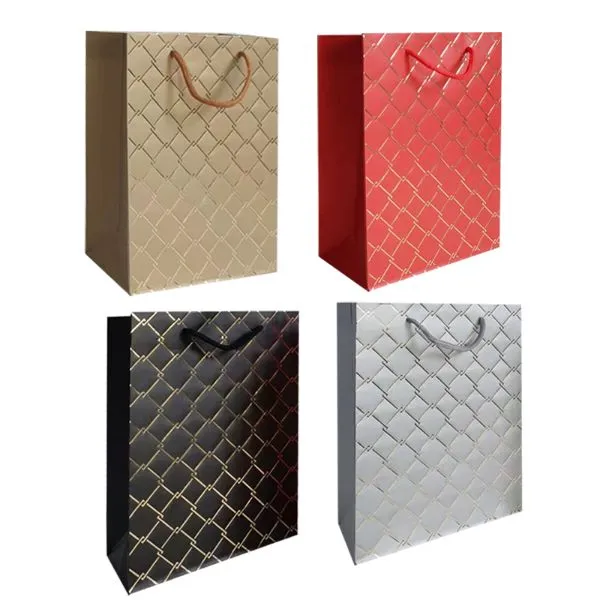 Concave Design Gift Bag - 26cm x 32cm x 10cm