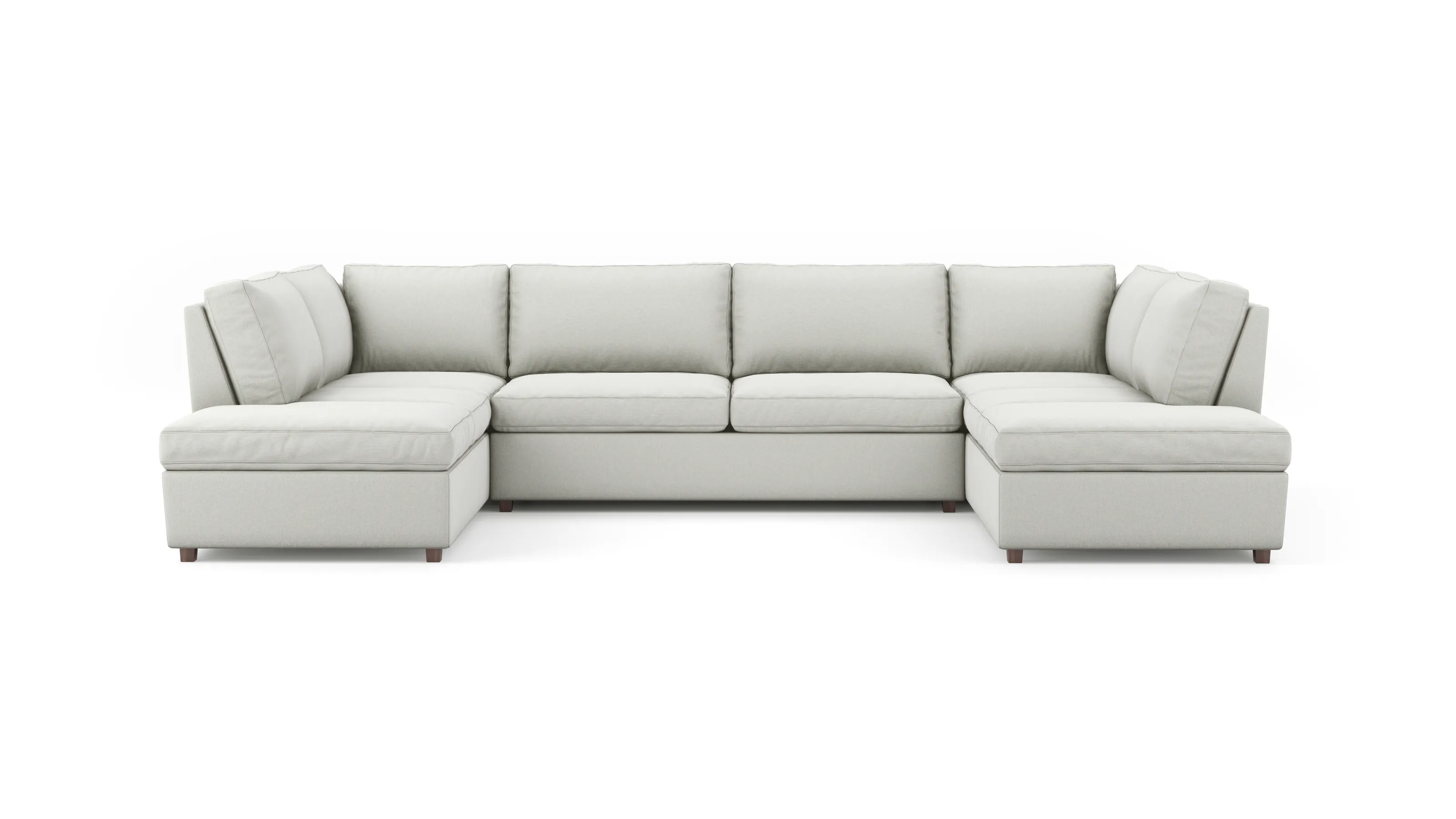 Couch Potato Lite U-Shaped Bumper Sectional (Extra Deep) (70" x 156" x 70",Extra Deep)