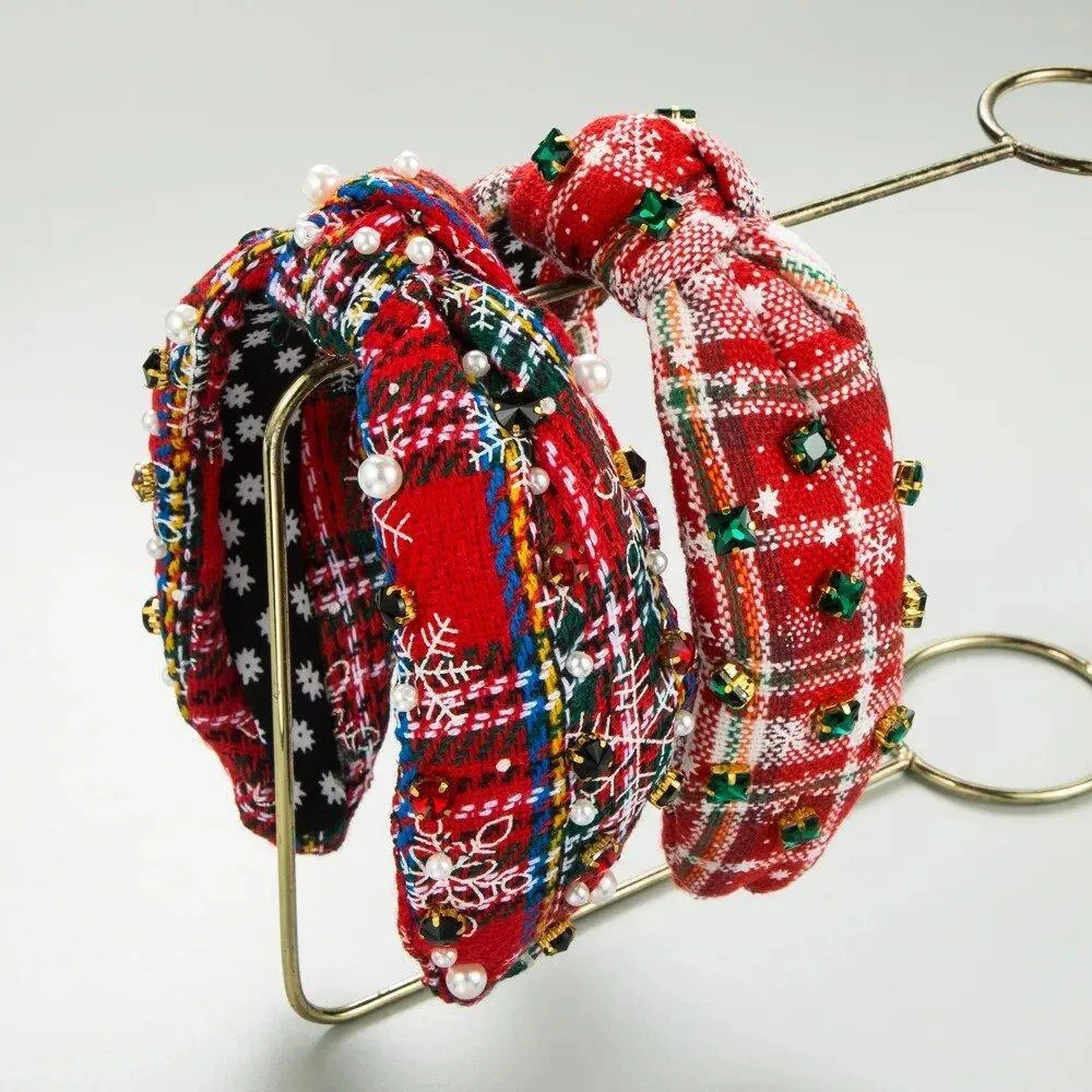 Dazzling Christmas Icons Knot Hairband