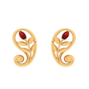 Dazzling  Gold Earrings With Precision Redefined