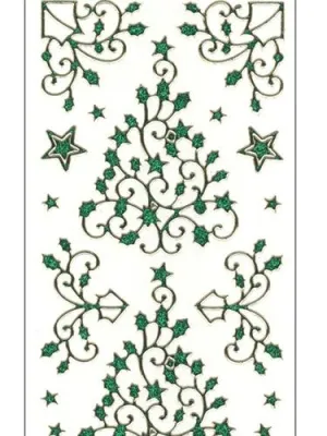 Deco Stickers - Holly Tree/Corner Flourish