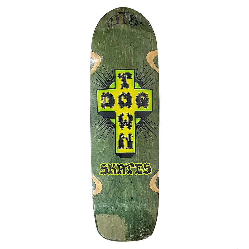 Dogtown Skateboards Bigger Boy Skateboard Deck Green Stain - 9.375 x 32.675