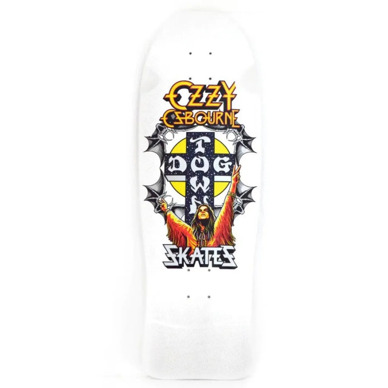 Dogtown Skateboards Ozzy Osbourne Skateboard Deck Pearl White Dip - 10.125