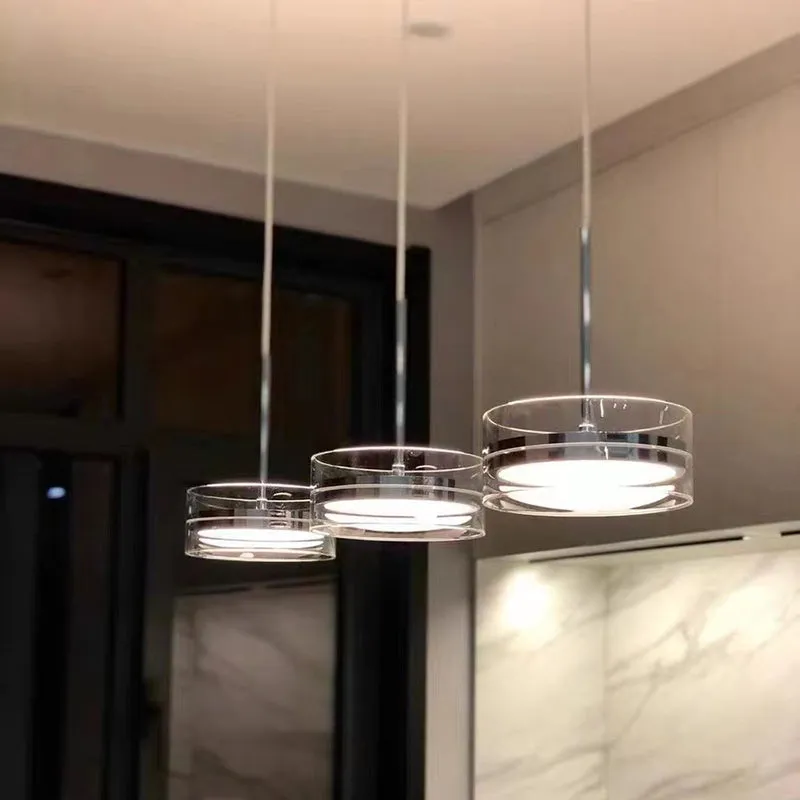 Drum-shaped Pendant Lamp