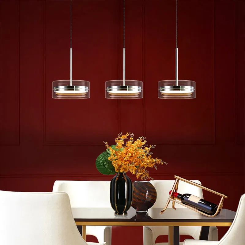 Drum-shaped Pendant Lamp