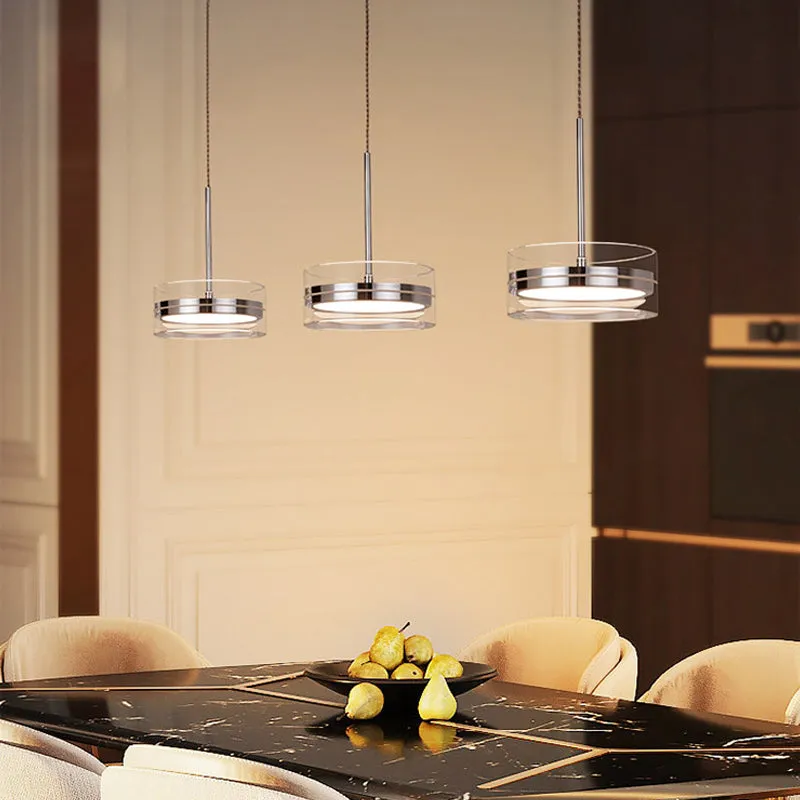 Drum-shaped Pendant Lamp