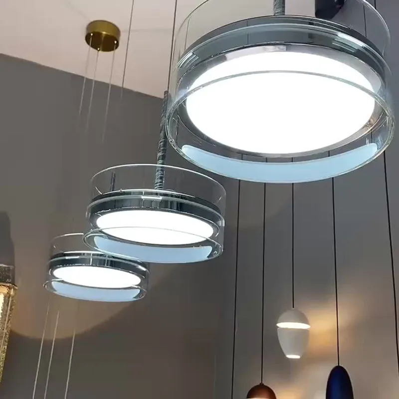 Drum-shaped Pendant Lamp