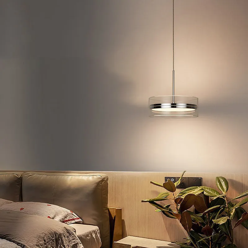 Drum-shaped Pendant Lamp