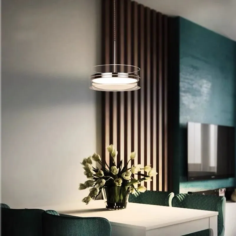 Drum-shaped Pendant Lamp