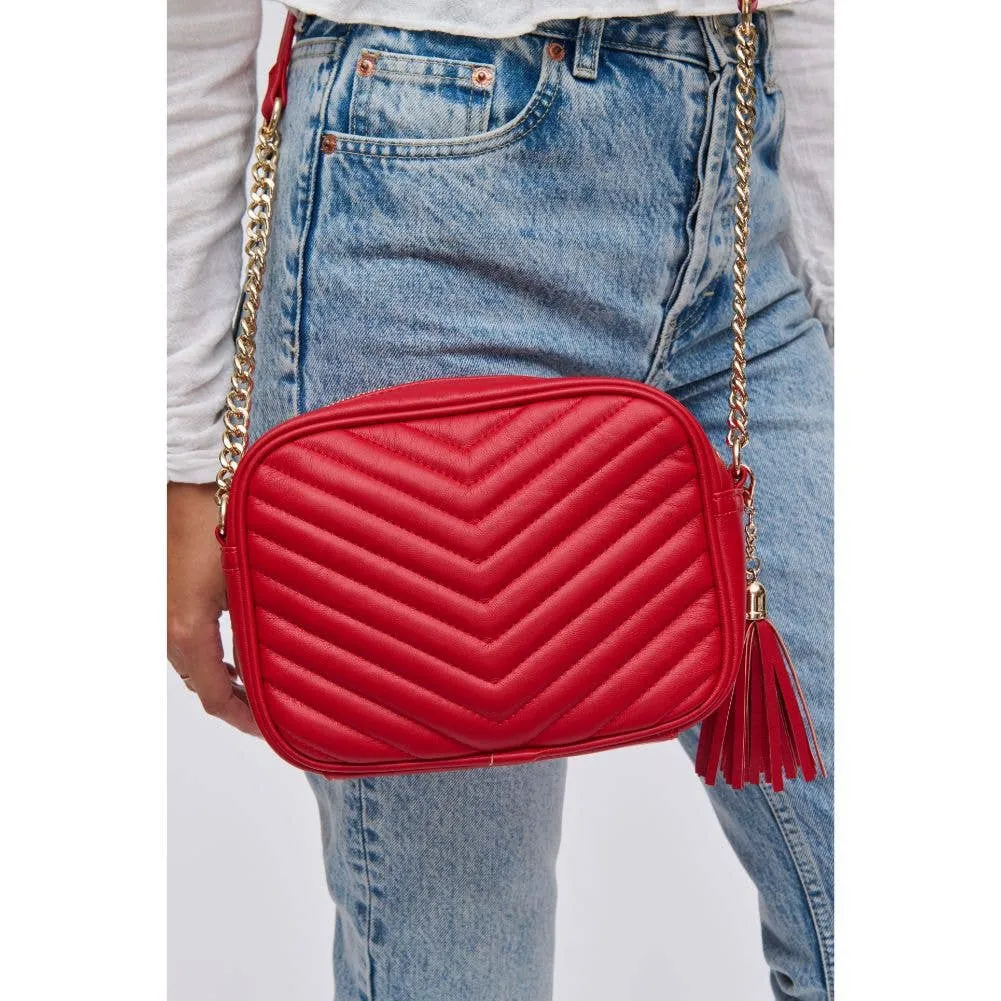 Elodie Chevron Camera Bag Crossbody