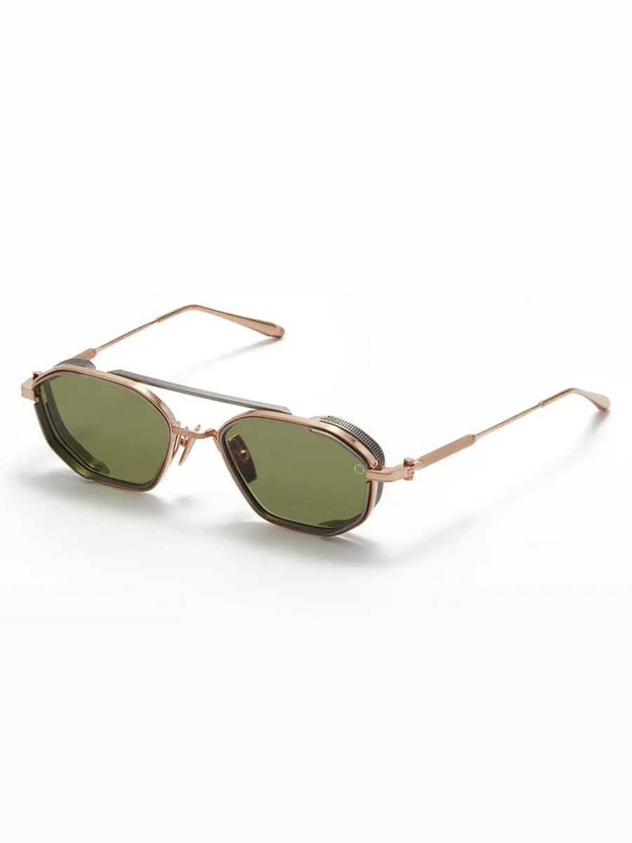 Eris-Two Brushed White Gold 508A sunglasses