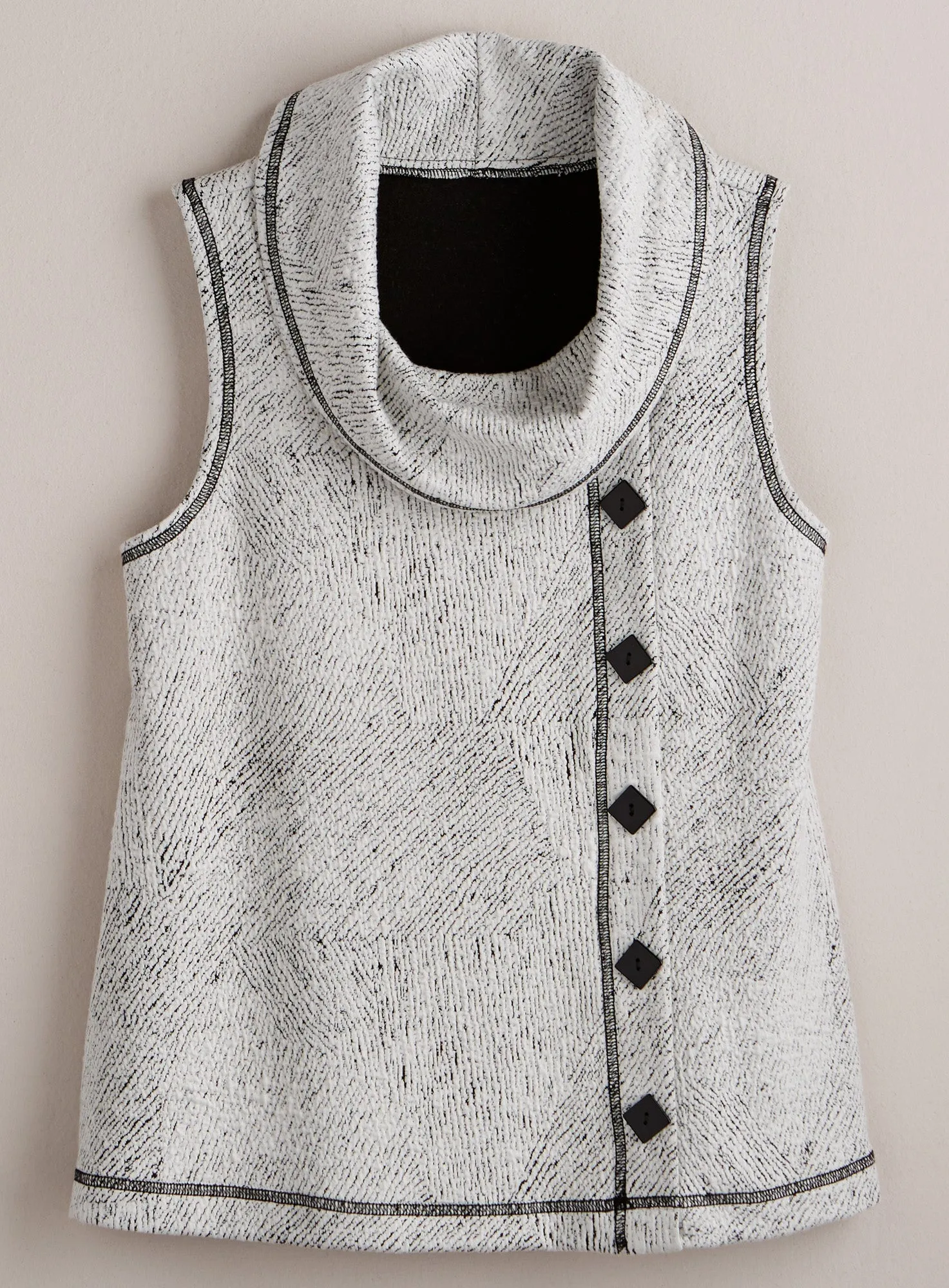 Etched Cloud Sleeveless Top FINAL SALE (No Returns)