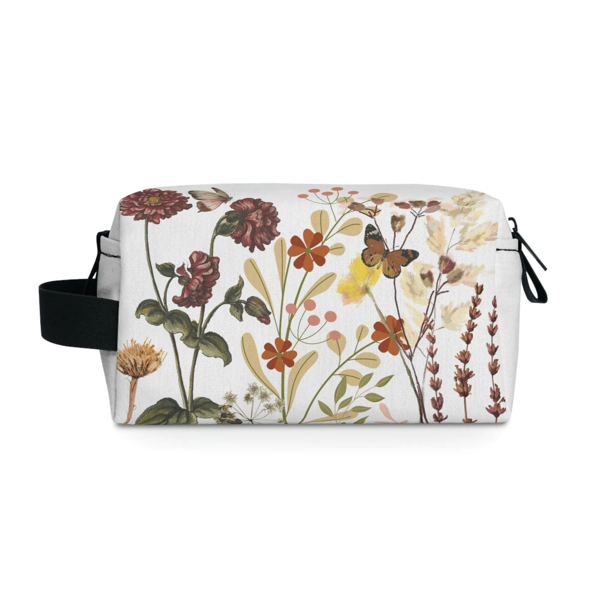 Floral Makeup Bag | flower makeup bag | Cosmetic Bag | floral Toiletry Bag Women | cute makeup bag | makeup pouch