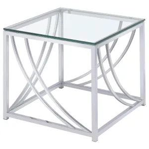 G720498 Contemporary Chrome Side Table