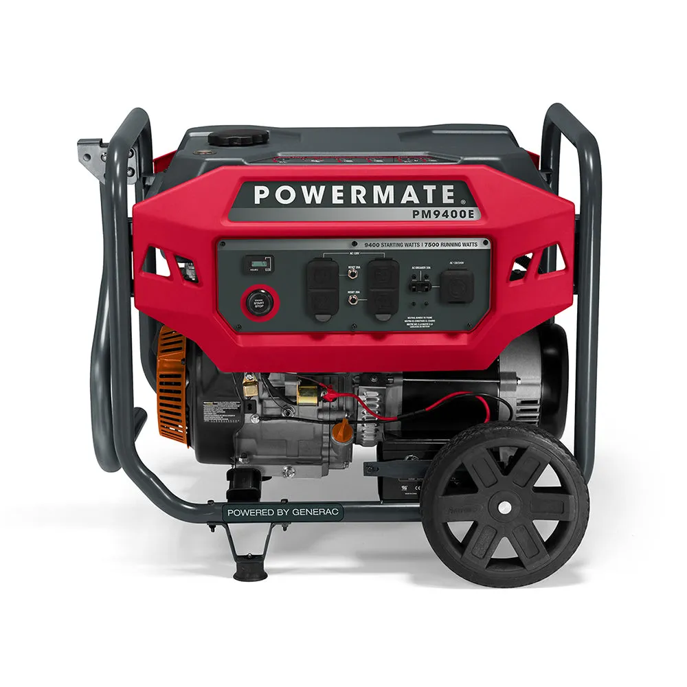 Generac/Powermate PM9400E Generator 7500W/9400W Gas Electric Start New