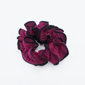 glittering scrunchies pleated women scrunchies hair elastic scrunchy for women