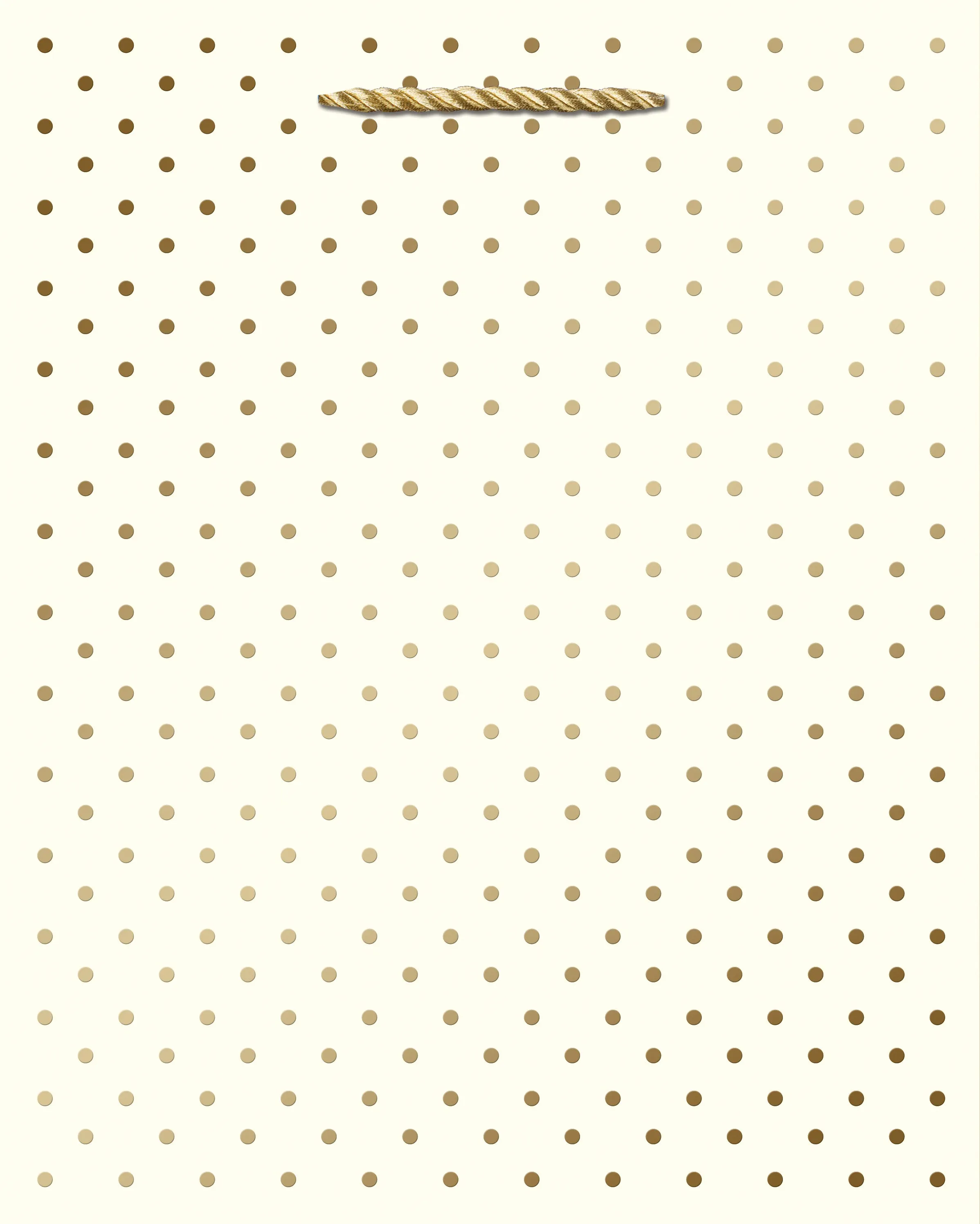 Gold Swiss Dots Gift Bag