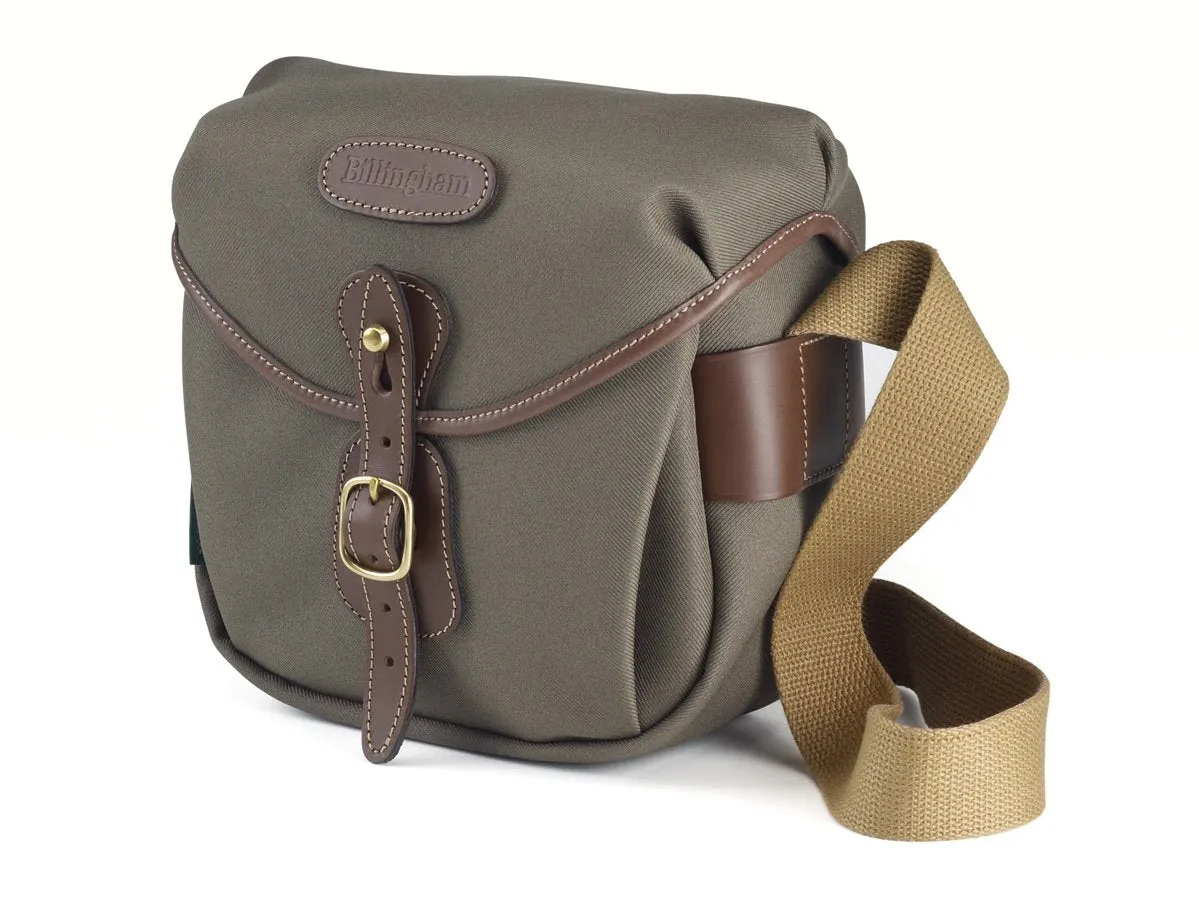 Hadley Digital Camera Bag - Sage FibreNyte / Chocolate Leather