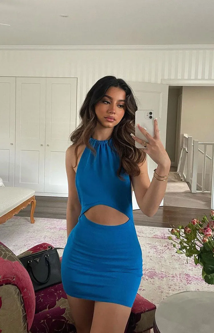 Halley Blue Mini Dress