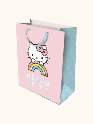 Hello Kitty Rainbow Skies Large Gift Bag Set