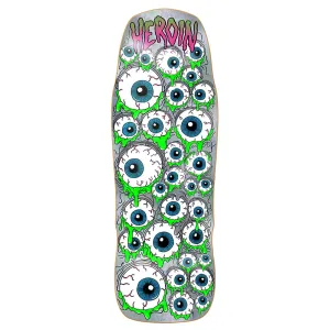 Heroin Skateboards Holo Mutant Eyeballer Skateboard Deck - 10.125"