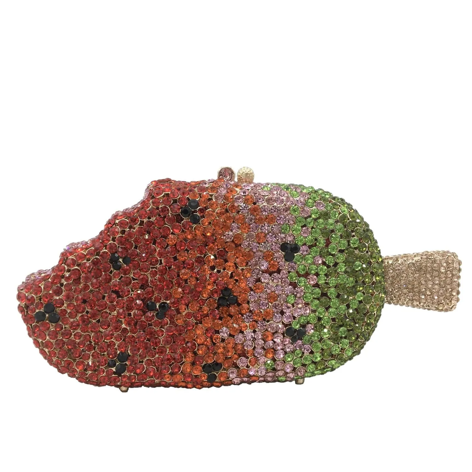 Ice-Cream Rhinestone Mini Clutch