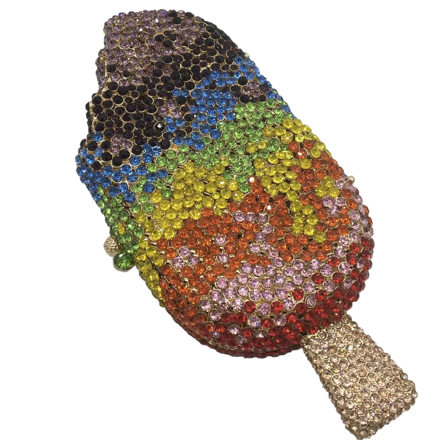 Ice-Cream Rhinestone Mini Clutch