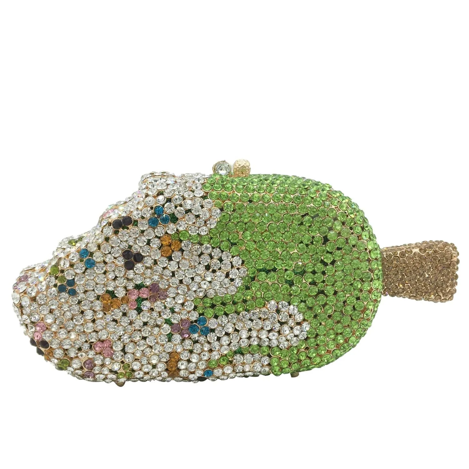 Ice-Cream Rhinestone Mini Clutch