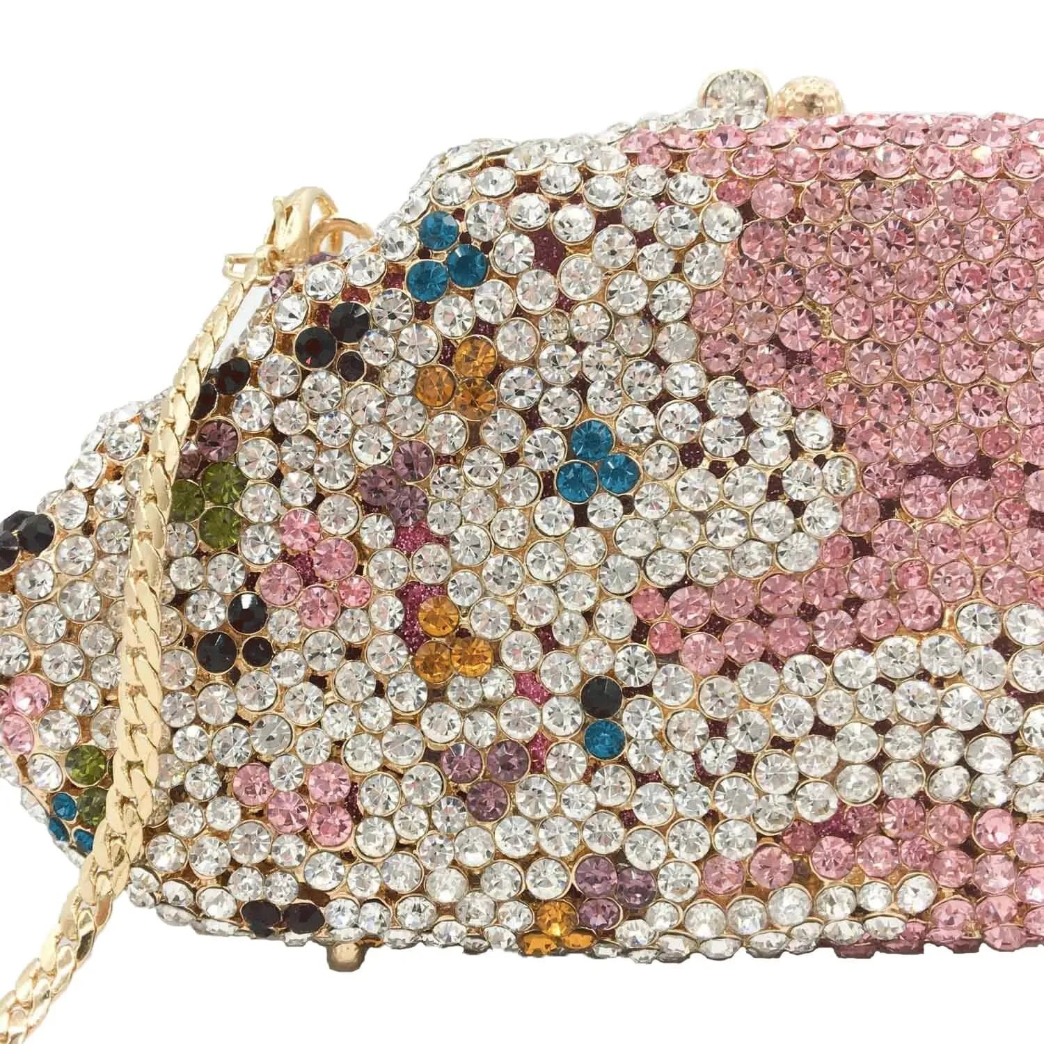 Ice-Cream Rhinestone Mini Clutch